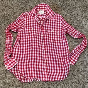 RL Denim & Supply Red and White Gingham Shirt